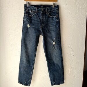GAP Jeans Cheeky Straight 6 / 28 button fly